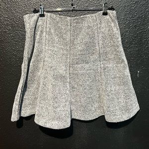 LOFT Sherpa Skater Skirt